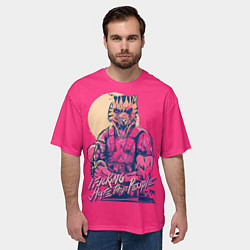 Футболка оверсайз мужская If juking hate these people, цвет: 3D-принт — фото 2