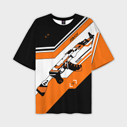Футболка оверсайз мужская Asiimov Counter-Strike, цвет: 3D-принт