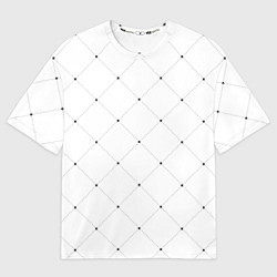 Мужская футболка оверсайз Точечный узор!