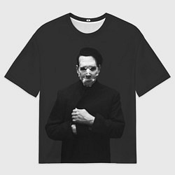 Футболка оверсайз мужская Marilyn Manson, цвет: 3D-принт