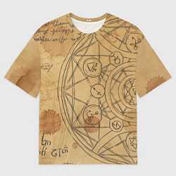 Мужская футболка оверсайз Дневник алхимика