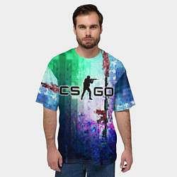 Футболка оверсайз мужская Counter-Strike - Global Offensive, цвет: 3D-принт — фото 2