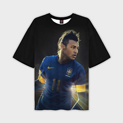 Футболка оверсайз мужская Neymar: Brasil Team, цвет: 3D-принт