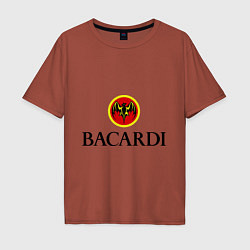 Футболка оверсайз мужская Bacardi, цвет: кирпичный