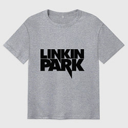 Футболка оверсайз мужская Linkin Park, цвет: меланж