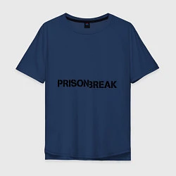 Футболка оверсайз мужская Prison Break, цвет: тёмно-синий