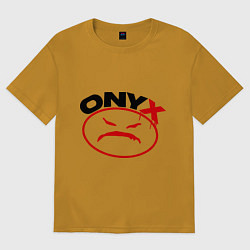 Футболка оверсайз мужская Onyx, цвет: горчичный