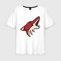 Футболка оверсайз мужская Phoenix Coyotes, цвет: белый