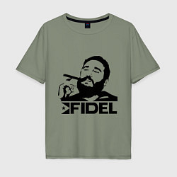Футболка оверсайз мужская FIdel, цвет: авокадо