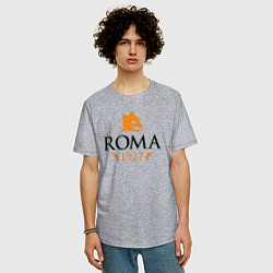 Футболка оверсайз мужская AS Roma 1927, цвет: меланж — фото 2