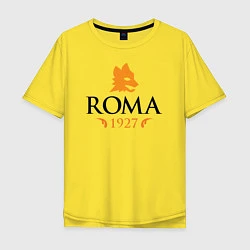 Футболка оверсайз мужская AS Roma 1927, цвет: желтый