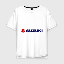 Футболка оверсайз мужская Suzuki, цвет: белый