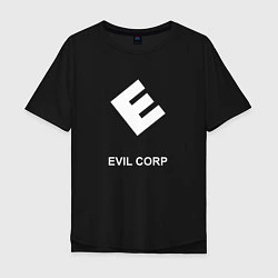 Футболка оверсайз мужская Evil corporation, цвет: черный