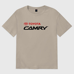 Футболка оверсайз мужская Toyota Camry, цвет: миндальный