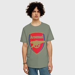 Футболка оверсайз мужская Arsenal FC, цвет: авокадо — фото 2