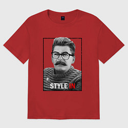 Футболка оверсайз мужская Stalin: Style in, цвет: красный