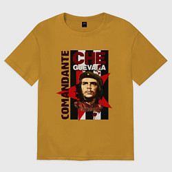 Футболка оверсайз мужская Comandante, цвет: горчичный
