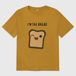 Футболка оверсайз мужская Хлебушек, цвет: горчичный