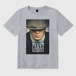 Футболка оверсайз мужская Peaky Blinders, цвет: меланж