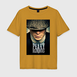 Футболка оверсайз мужская Peaky Blinders, цвет: горчичный