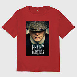 Футболка оверсайз мужская Peaky Blinders, цвет: красный