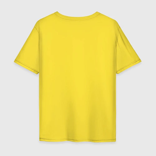Мужская футболка оверсайз Дантист / Желтый – фото 2