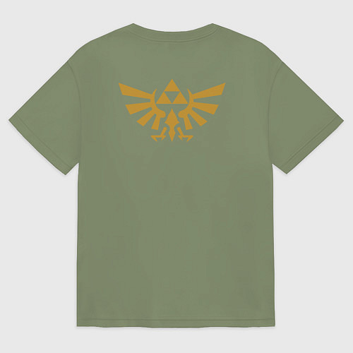 Мужская футболка оверсайз The Legend of Zelda / Авокадо – фото 2