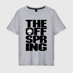 Футболка оверсайз мужская The Offspring, цвет: меланж