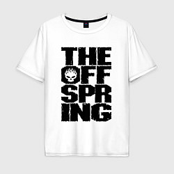 Футболка оверсайз мужская The Offspring, цвет: белый