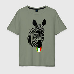 Мужская футболка оверсайз Juventus Zebra