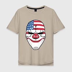 Футболка оверсайз мужская American Mask, цвет: миндальный