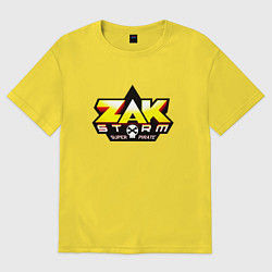 Футболка оверсайз мужская Zak Storm, цвет: желтый