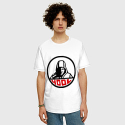 Футболка оверсайз мужская Hooligans Fans, цвет: белый — фото 2