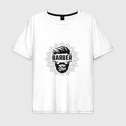 Мужская футболка оверсайз Barber Shop