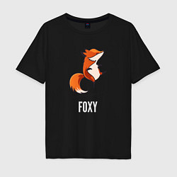 Футболка оверсайз мужская Little Foxy, цвет: черный