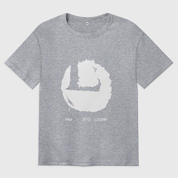 Футболка оверсайз мужская Мы - это Louna, цвет: меланж