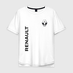 Футболка оверсайз мужская Renault Style, цвет: белый