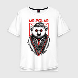 Футболка оверсайз мужская Mr Polar, цвет: белый