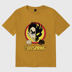 Футболка оверсайз мужская The Offspring Boy, цвет: горчичный