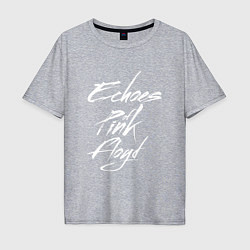 Футболка оверсайз мужская Echoes of Pink Floyd, цвет: меланж