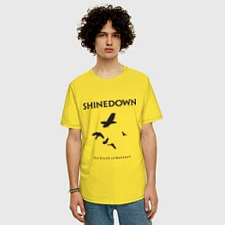 Футболка оверсайз мужская Shinedown: Sound of Madness, цвет: желтый — фото 2