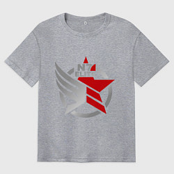 Футболка оверсайз мужская N7 Elite, цвет: меланж