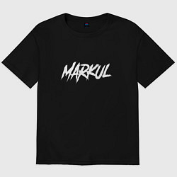 Футболка оверсайз мужская Markul, цвет: черный