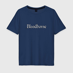 Футболка оверсайз мужская Bloodborne, цвет: тёмно-синий
