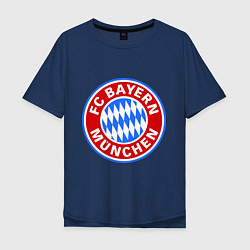 Футболка оверсайз мужская Bayern Munchen FC, цвет: тёмно-синий