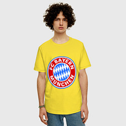 Футболка оверсайз мужская Bayern Munchen FC, цвет: желтый — фото 2