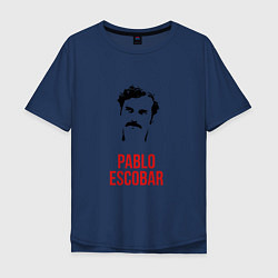 Футболка оверсайз мужская Pablo Escobar, цвет: тёмно-синий