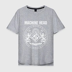 Футболка оверсайз мужская Machine Head MCMXCII, цвет: меланж