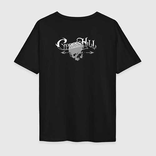 Мужская футболка оверсайз Cypress Hill / Черный – фото 2