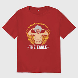 Футболка оверсайз мужская Khabib: The Eagle, цвет: красный